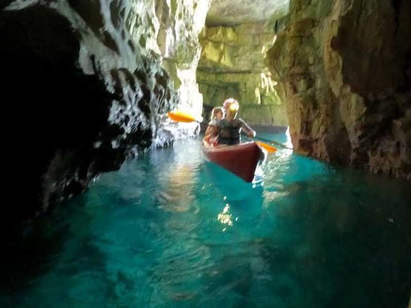 Pula: Kayak Tour, Cliff Jumping, Snorkeling & GoPro Pictures - Sea Canyon paddling, cliff jumping, and snorkelling in one 3-hour package