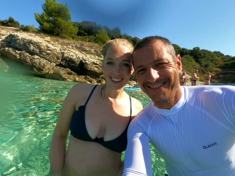 Pula: Kayak Tour, Cliff Jumping, Snorkeling & GoPro Pictures - Cormorant School and the cliffside paddle scenery
