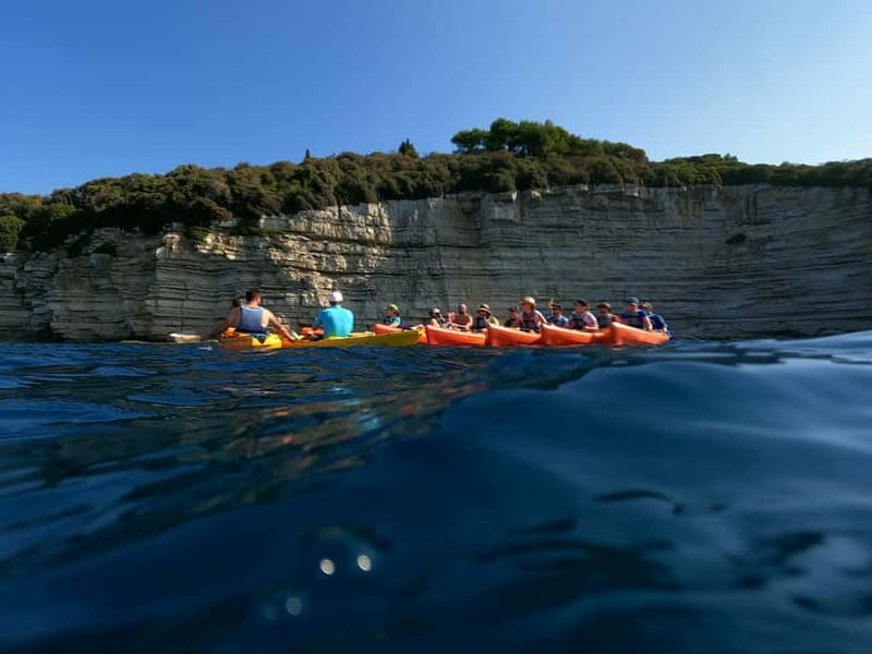 Pula: Kayak Tour, Cliff Jumping, Snorkeling & GoPro Pictures - Cliff jumping taught step-by-step, plus GoPro photos included