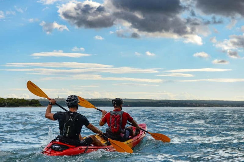 Pula: kayak tour, Seagulls rocks, military zone, snorkeling - The Seagull’s Rocks stop: kayaking, snorkeling, and sea-life spotting