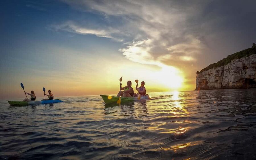 Pula: Kayaking, Snorkeling, Cliff jumping, photos included - Zelenika Beach, where you get squared away fast
