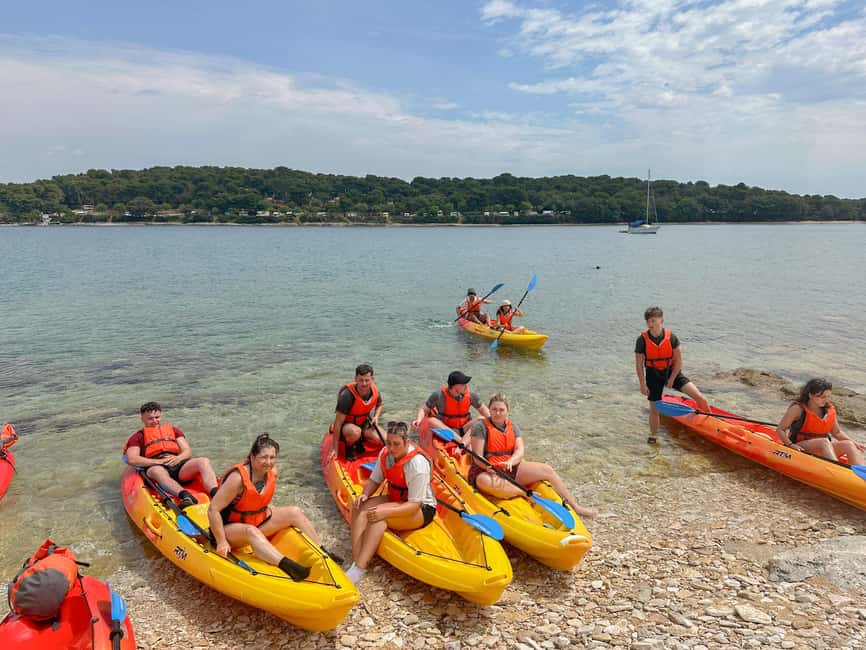 Pula: Muzil Canyon Kayak Tour, Snorkeling and Cliff Jumping - Duration and Pace: What 150 Minutes Feels Like