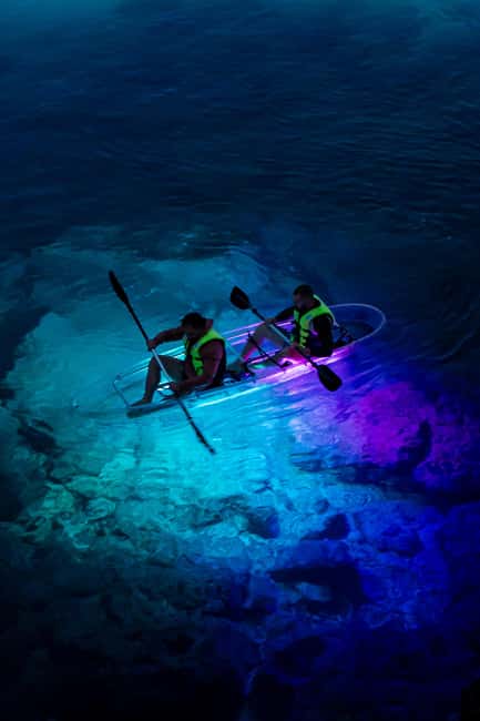 Pula: Night Kayak Tour with Glowing Kayaks - Getting oriented in Valovine, before the stars do their job