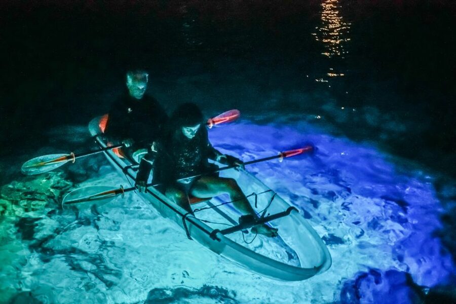 Pula: Night-Time Sea Kayaking Tour in Transparent Kayak - Verudela After Dark, a Transparent Kayak You Can See Through