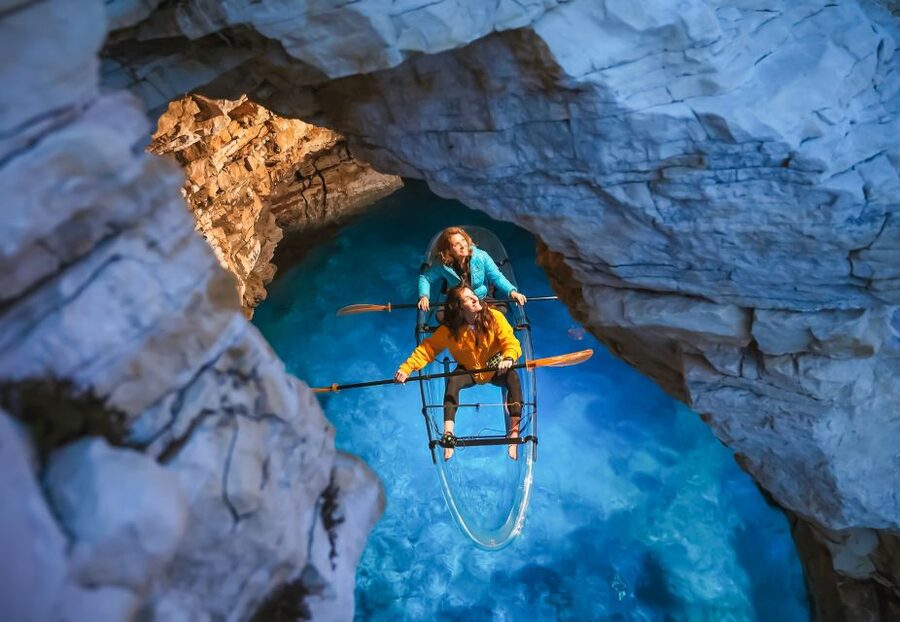 Pula: Night-Time Sea Kayaking Tour in Transparent Kayak - Drinks on the Water, a Simple Comfort for a Late Night