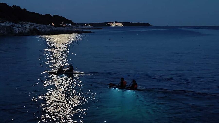 Pula: Night Tour in Transparent Kayak with Stargazing - Entering Pula’s Night World From the Water