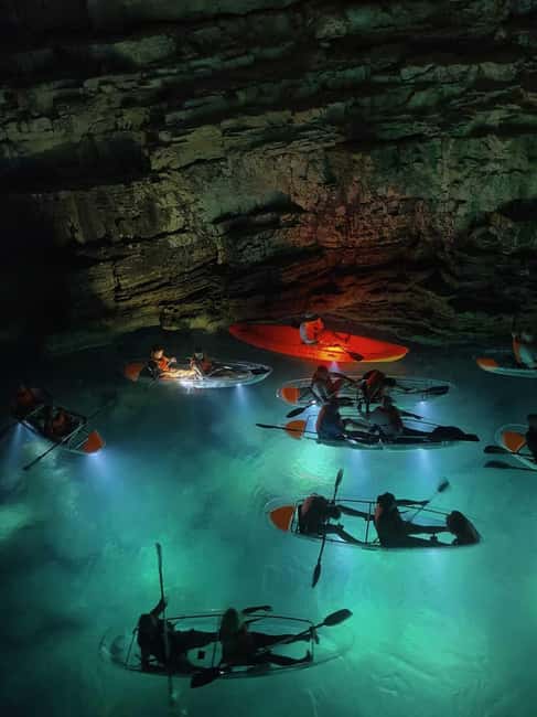 Pula: Night Tour in Transparent Kayak with Stargazing - Paddling Along High Cliffs and Hidden Sea Caves