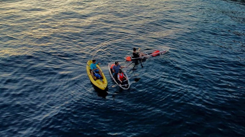Pula: Night Tour in Transparent Kayak with Stargazing - Return Paddle Under the Stars