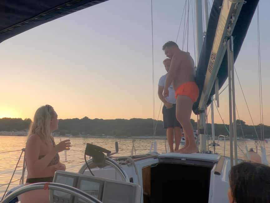 Pula: Sailing into Sunset - Brijuni Views, Drinks & Romance - Optional Pre-Sunset Swim: Worth It When Conditions Allow