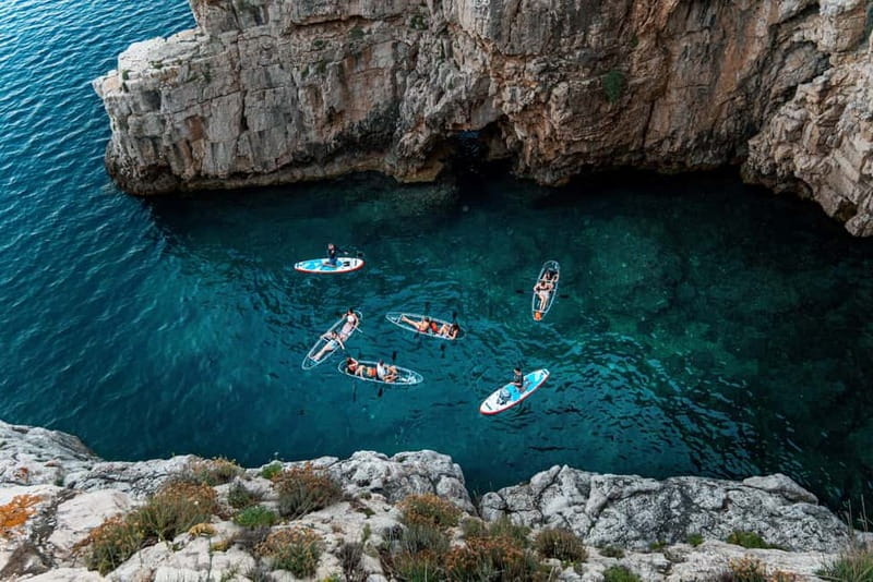 Pula: Sunset/Night Illuminated Transparent Kayak Tour - Valovine Beach start: where the night trip becomes easy