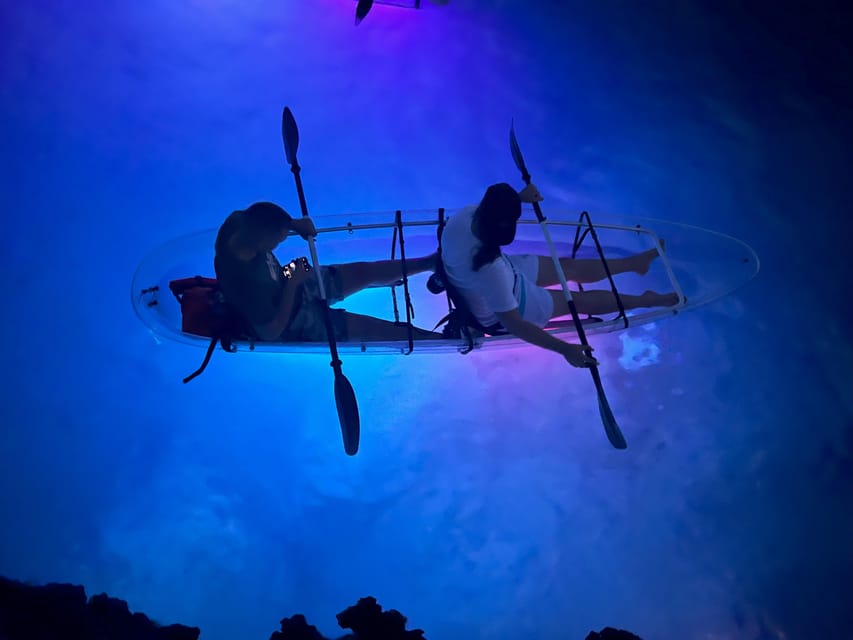 Pula: Sunset/Night Illuminated Transparent Kayak Tour - Night sky time: stars, quiet water, and moon reflections