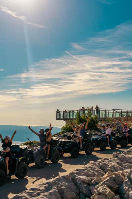 Quad tour to Biokovo Skywalk - Walking the Biokovo glass skywalk: where your stomach notices the height