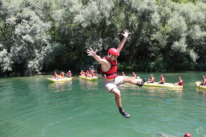 Rafting on Cetina River Departure from Split or Blato na Cetini village - The Cetina run: calm water, fun rapids, and planned refresh stops