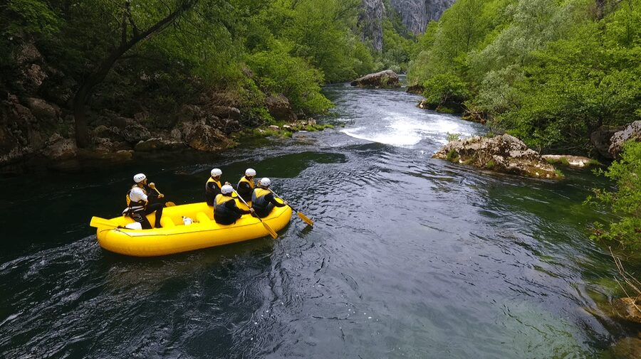 Rafting on the Cetina river - What to Expect at the Start and Finish: Radmanove Mlinice Convenience