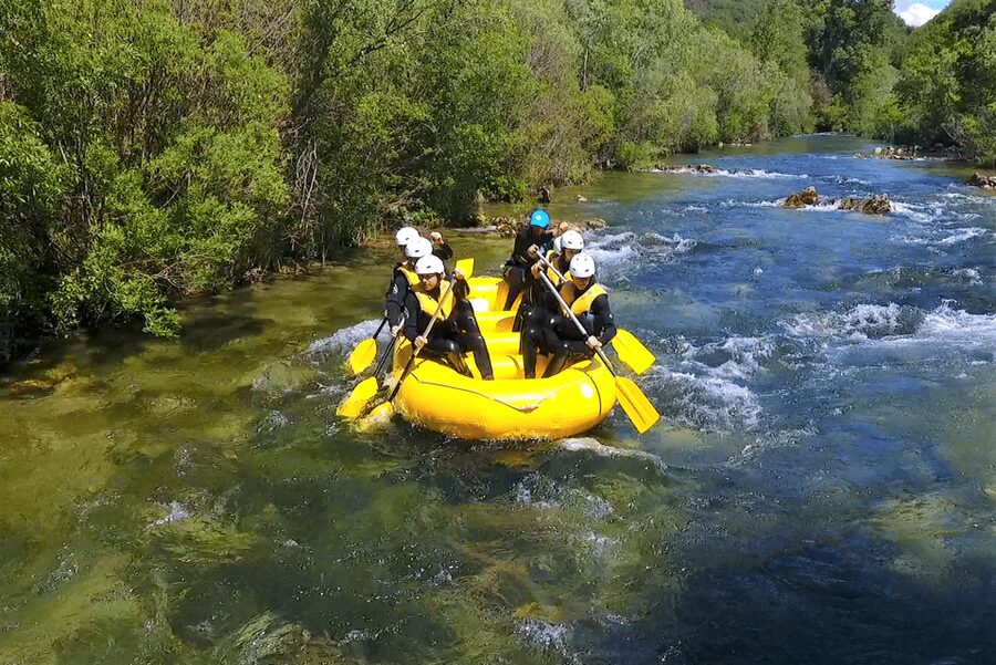 Rafting on the Cetina river - Canyon Views and River History You Can Feel From the Raft