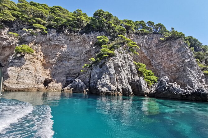 Rent a luxury speed boat for great fun on this Elaphiti Islands tour - Koločep stop for swimming: clear water, caves, and two village walks