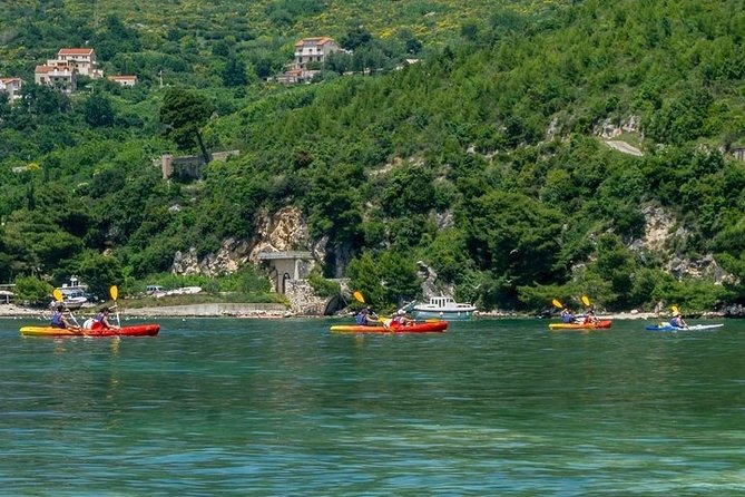 River Challenge Island Tour - Head back to Srebreno with Dubrovnik Old Town in view
