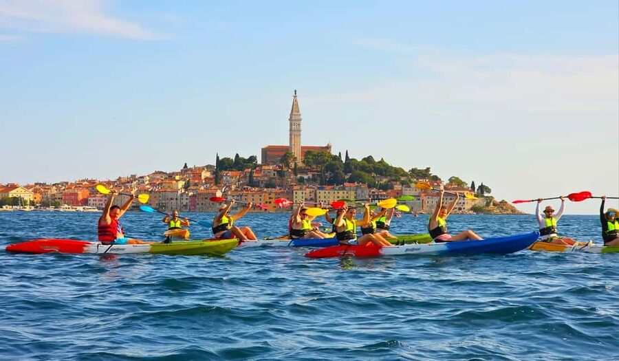 Rovinj-Amazing kayak tour &snorkeling &free drink &photos - Gear, briefing, and that quick confidence boost