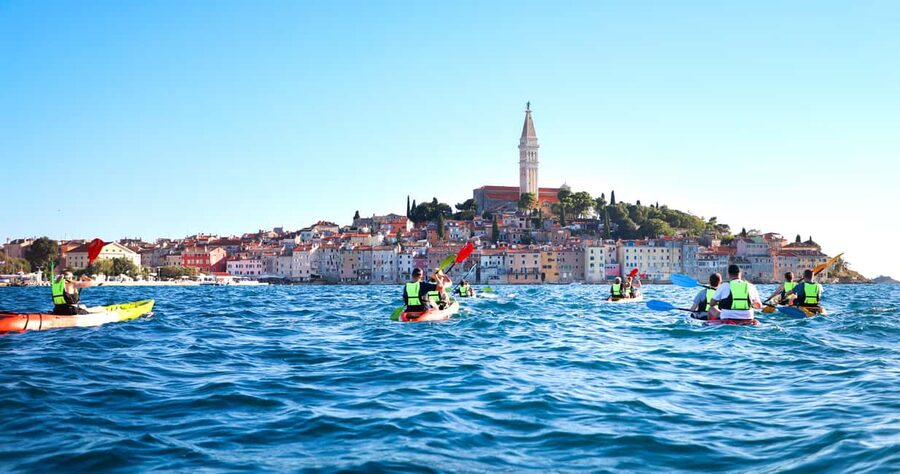 Rovinj-Amazing kayak tour &snorkeling &free drink &photos - Price and value: what $53 buys you in real terms