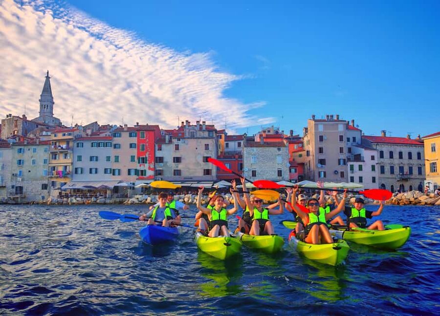Rovinj-Amazing kayak tour &snorkeling &free drink &photos - Paddling the Adriatic coast and spotting marine life