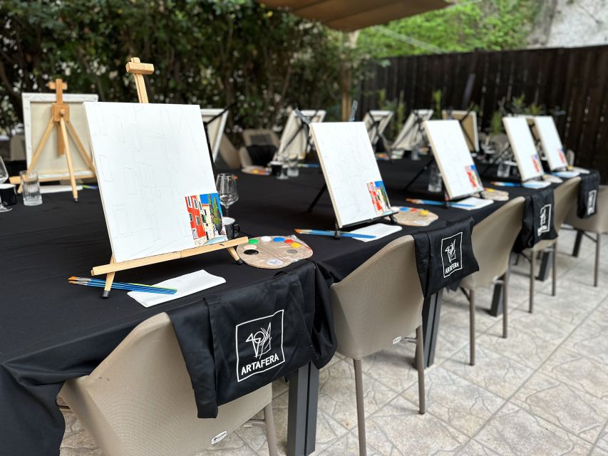 Rovinj: Artafera painting workshops - Paint, wine & more - The motifs are built for success, not artistic perfection