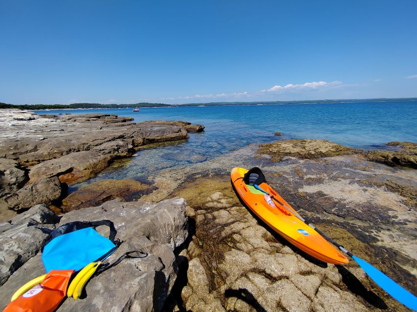 Rovinj: Golden Cape Desert Islands Kayak & Snorkeling Tour - Water Shoes, Sunscreen, and the Simple Packing List That Works