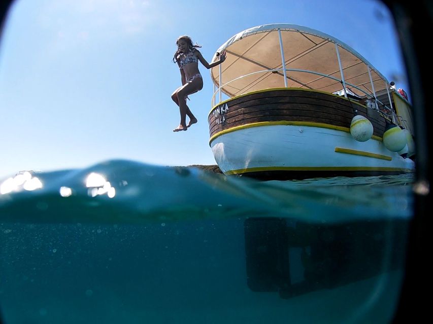 Rovinj Islands Boat Tour with Swimming - Rovinj from the sea, plus Red Island and Zlatni Rt on the return