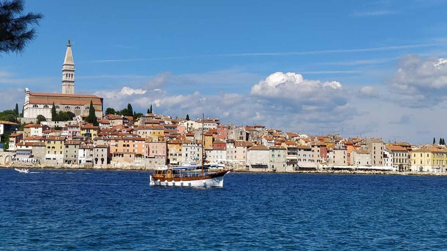 Rovinj: Red Island & Lim Fjord boat tour with BBQ & Swimming - From Old Town views to Red Island swimming and aperitif