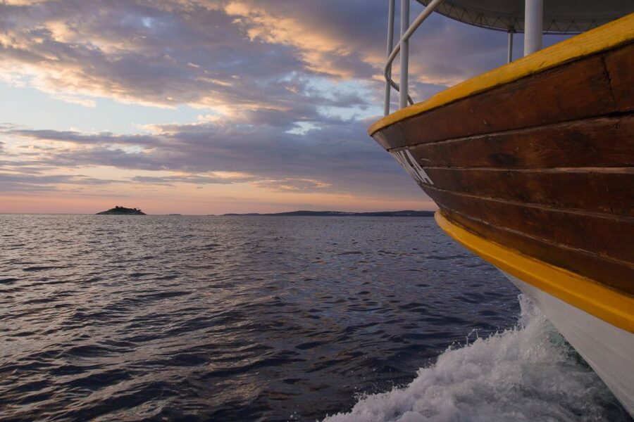 Rovinj: Sunset Boat Trip with Dolphin Watching - Rovinj Island cruise and the welcome drink that makes it feel like an evening