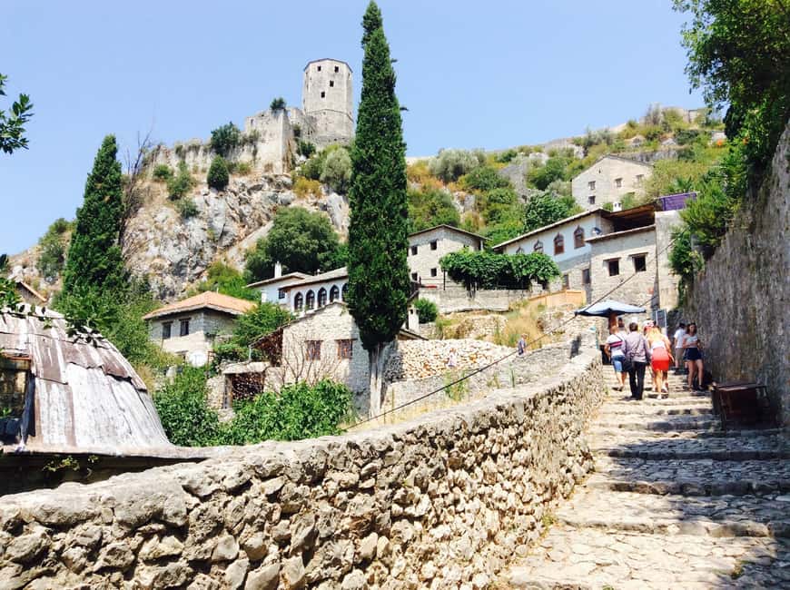 Sarajevo: Mostar, Konjic, Blagaj, Pocitelj, & Waterfall Tour - Mostar Old Town and Stari Most: the guided part that matters