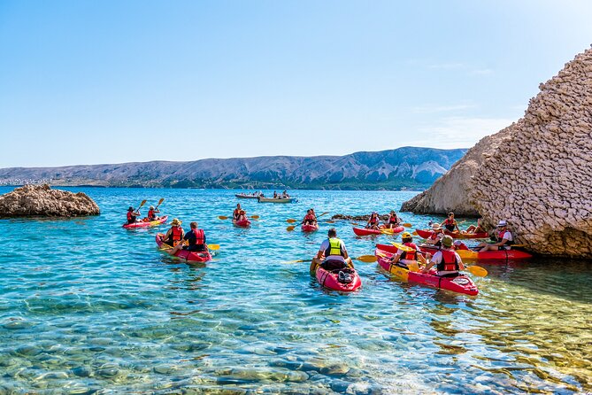 Sea Kayaking - Pag Bay - Malin Beach With Fresh Drinking Water: A Real Recovery Stop