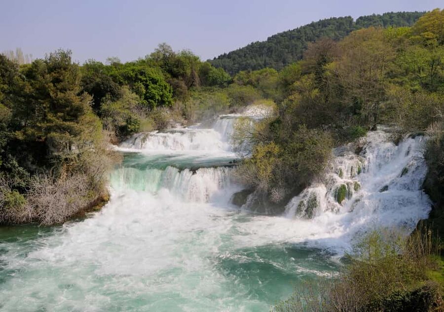 Šibenik or Zadar: Krka falls, olive mill, oil & wine tasting - Pickup to picture stops: Zadar or Šibenik to Okit