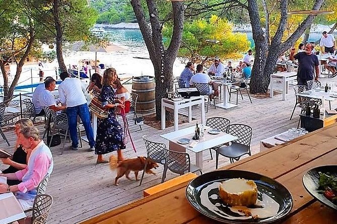 Šibenik Riviera boat tour: Zlarin + Prvić + Tijat - Prvic and the included lunch: local fuel plus island wandering