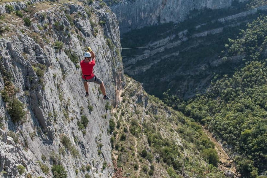 Šibenik : Zipline Šibenik - Čikola Canyon - Your 90 minutes on the clock, what you’ll actually do
