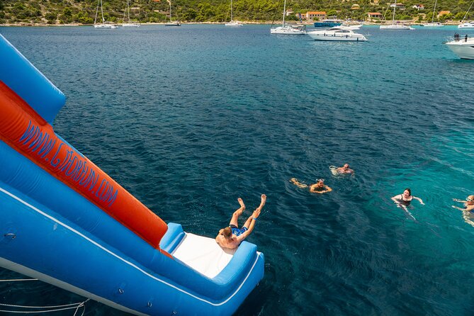 Slatine - Island Hopping Excursion (Trogir/Blue Lagoon/Shipwreck) - Stop 2 at the Blue Lagoon: the swim plan is the whole point