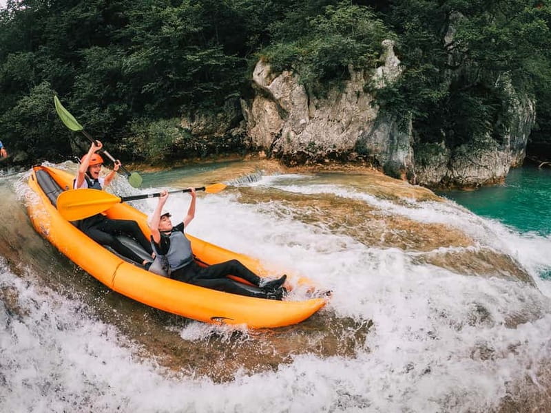 Slunj: River and Waterfalls Kayaking on Mrežnica river - Paddling between falls, swims, and the joy of turquoise water