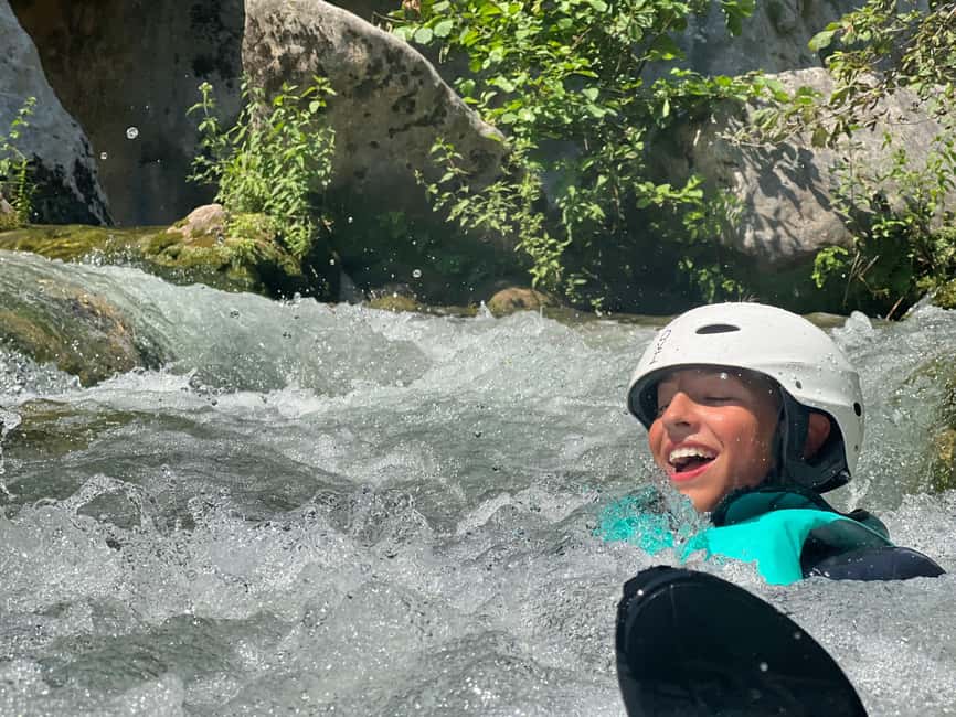 Small Group Canyoning with proffesional guide - The core tour: jumps, rapids, and crystal water for about three hours