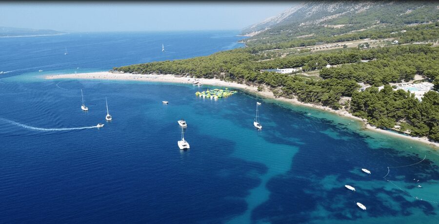 Speedboat to 3 islands: Hvar, Brač, Zečevo with watersports - Watersports included: tubing and other tow-behind rides for adrenaline lovers