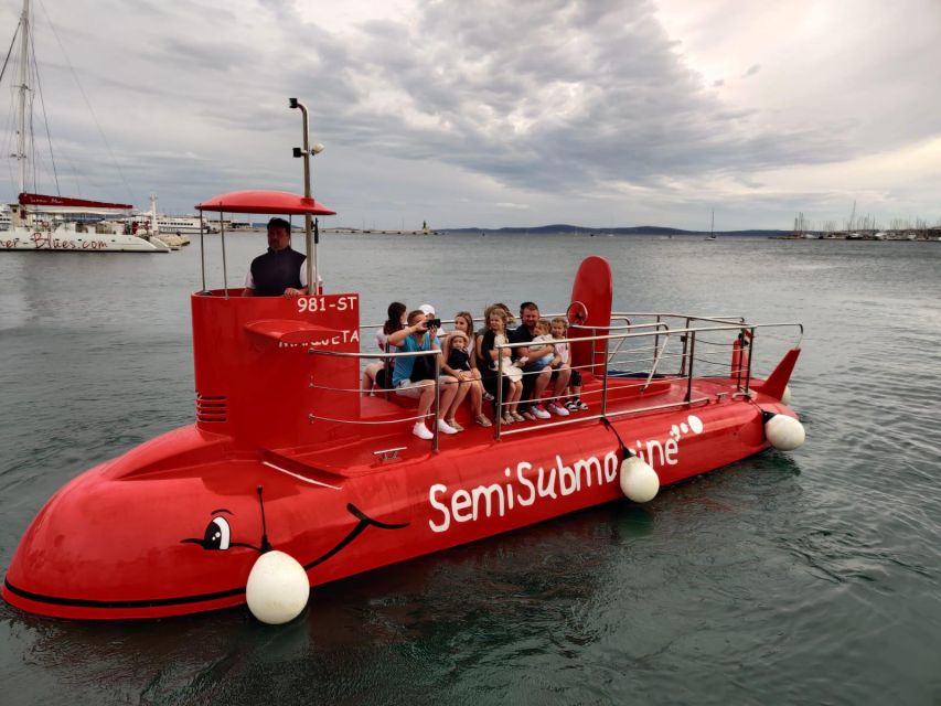 Split: 45-minute Semi-Submarine Trip - Getting on the Marijeta at the Riva promenade (and why timing helps)