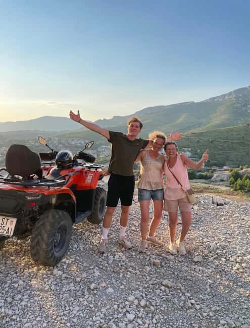 SPLIT: ATV Panorama Tour Podstrana & Horses - Optional Horseback Riding at the Old Quarry Ranch
