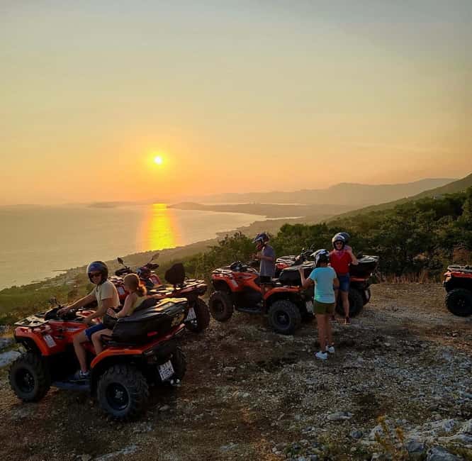 SPLIT: ATV Panorama Tour Podstrana & Horses - Sunset Taverns and the Snack-and-Drink Stop