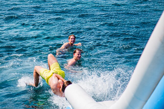 Split: Blue Lagoon, 3-Island Boat Tour & Mediterranean Lunch - Onboard Vibe: Music, Shade, Toilets, and Unlimited Juice-Water