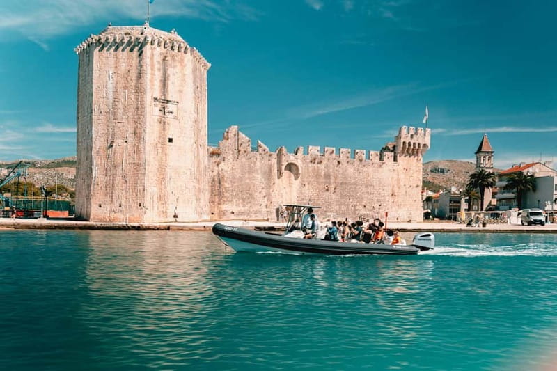 Split: Blue Lagoon & 3 Islands Small Group Speedboat Tour - Blue Lagoon Swim Time and the Shkoy Beach Bar Moment