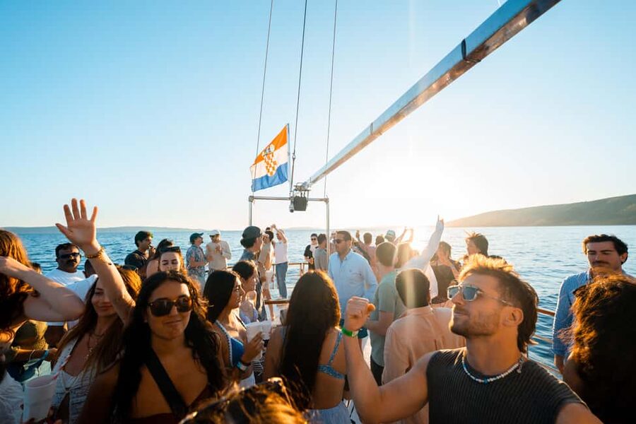 Split: Blue Lagoon Boat Party, Djs, Swim, Shots & AfterParty - Where this Split Blue Lagoon boat party fits in Dalmatia