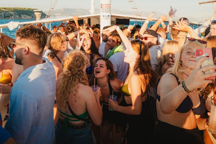 Split: Blue Lagoon Boat Party, Djs, Swim, Shots & AfterParty - The onboard party: DJs, shots, and staying comfortable