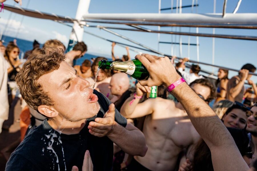 Split: Blue Lagoon Boat Party with DJs, Shots & After Party - Drvenik Veli Sunset Time, When the Cruise Turns Scenic