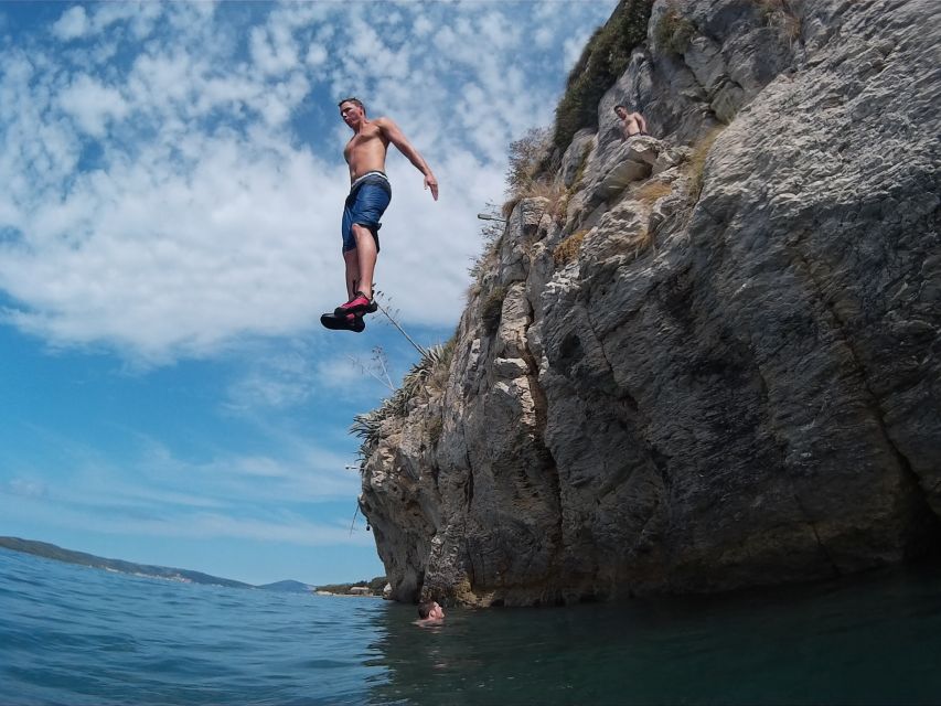 Split: Cliff Jumping & Deep Water Solo Tour - Choosing your difficulty for climbs and jumps