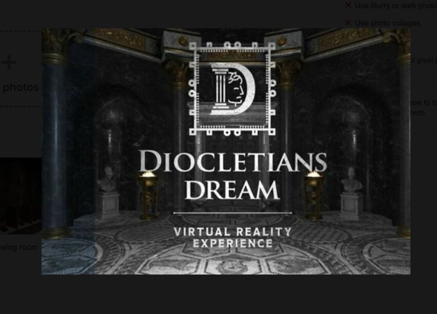 Split: Diocletian's Palace Virtual Reality Experience - Languages you can actually use