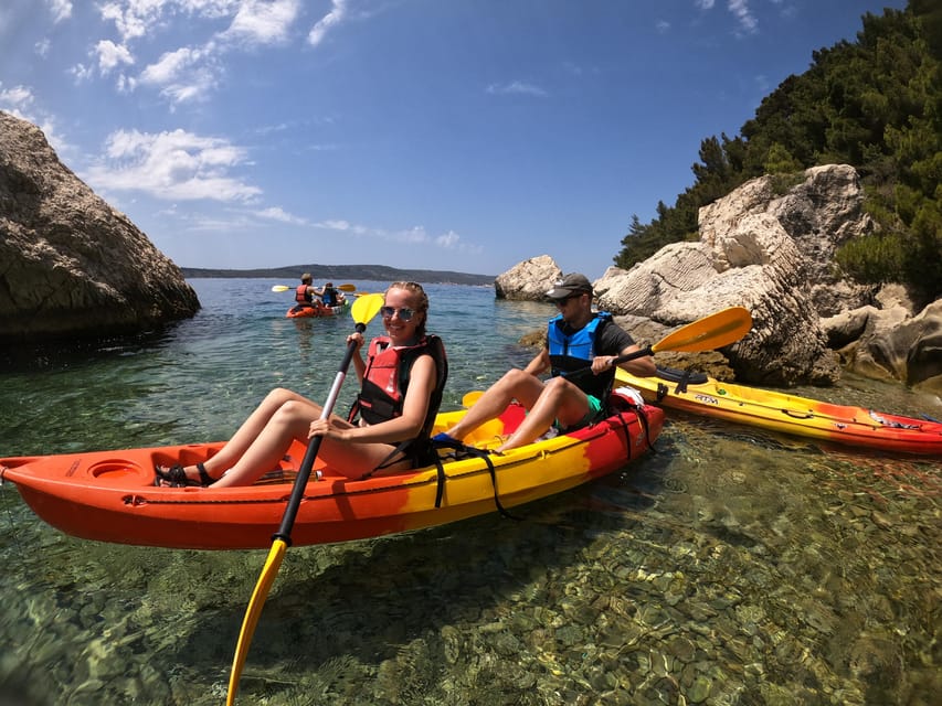 Split: Guided Sea Kayaking Tour with Snorkeling - The route around Split: Marjan cliffs, known beaches, and quieter coves