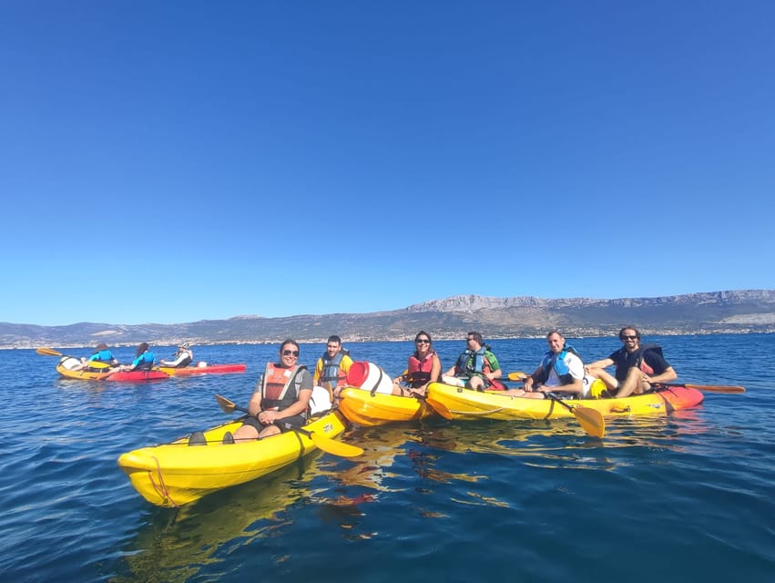 Split: Guided Sea Kayaking Tour with Snorkeling - Cliff jumping options, controlled and optional